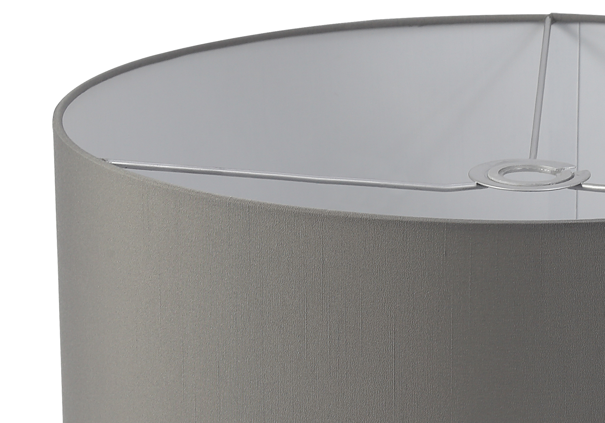 Baymont 50cm Semi Flush 3 Light Polished Chrome, Grey, Frosted Diffuser DK0334  Deco Baymont CH GR